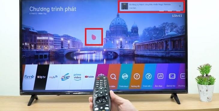 Magic Remote tren tivi LG 4