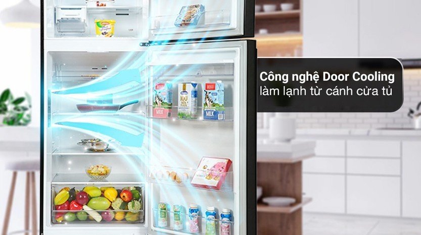 cong nghe door cooling tu lanh lg inverter 374 lit ltd37blm