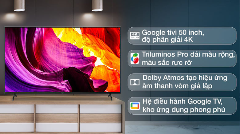 google tivi sony kd 50x81dk 4k 50 inch