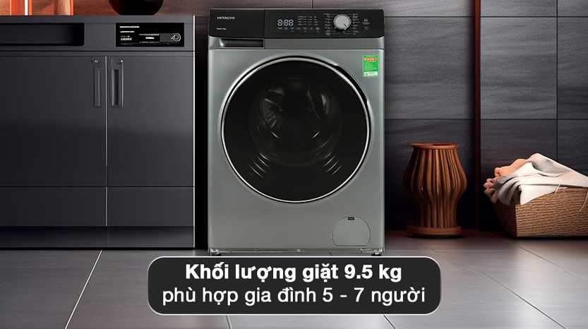 khoi luong giat may giat hitachi bd 954hvos